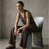 Damenweste, Capsule Collection, 100% Leinen