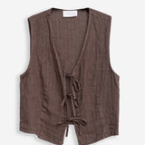 Damenweste, Capsule Collection, 100% Leinen