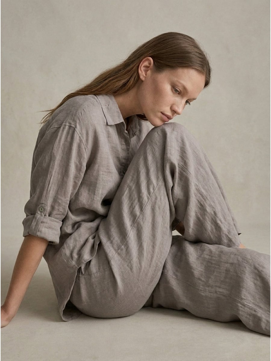 Damenhose, Capsule Collection, 100% Leinen