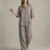 Damenhose, Capsule Collection, 100% Leinen