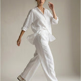 Damenhose, Capsule Collection, 100% Leinen