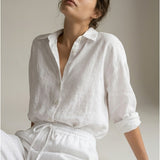 Damenhose, Capsule Collection, 100% Leinen