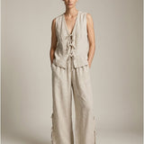 Damenhose, Capsule Collection, 100% Leinen