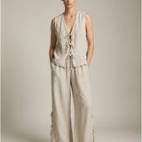 Damenhose, Capsule Collection, 100% Leinen