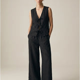 Damenhose, Capsule Collection, 100% Leinen
