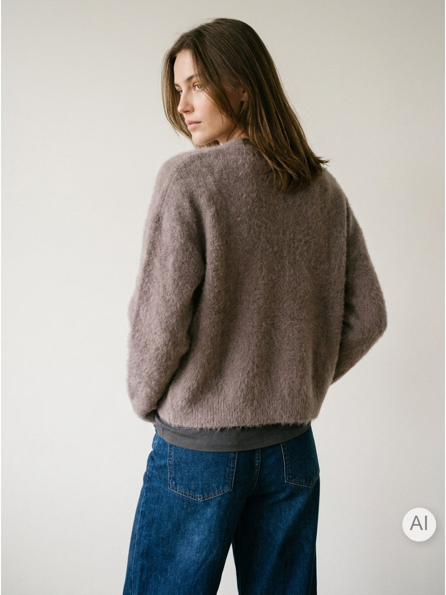 Damenpullover aus Alpaka-Wolle
