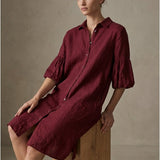 Damenkleid, Capsule Collection, 100% Leinen