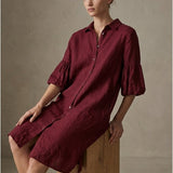 Damenkleid, Capsule Collection, 100% Leinen