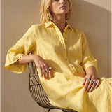 Damenkleid, Capsule Collection, 100% Leinen
