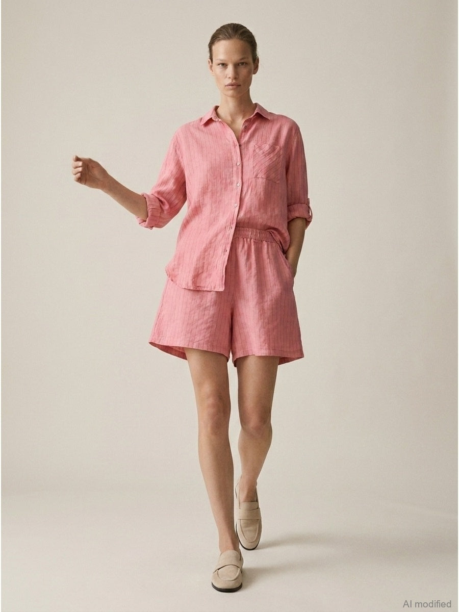 Damenhemd, Capsule Collection, 100% Leinen