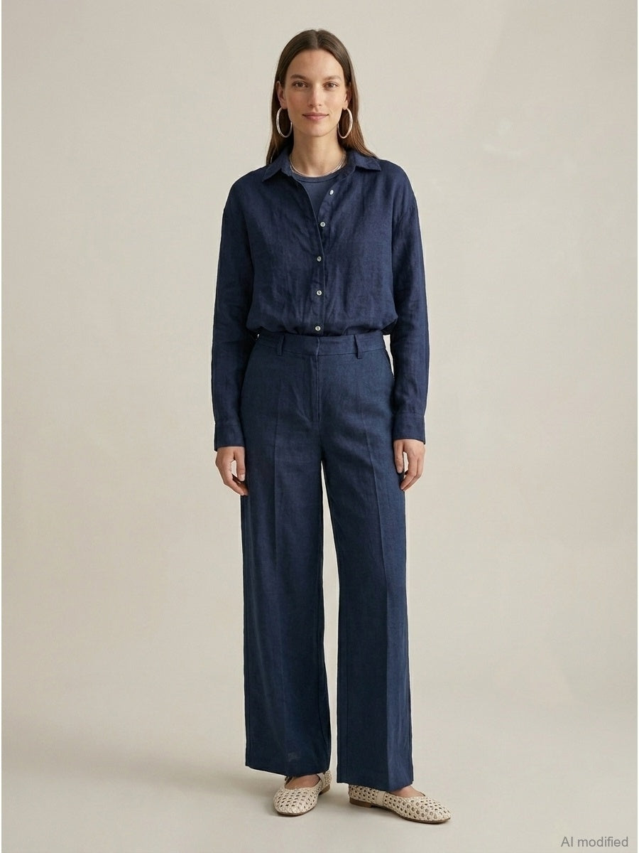 Damenhemd, Capsule Collection, 100% Leinen