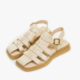Damen-Ledersandalen
