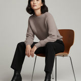 Damenpullover mit Mohairwolle
