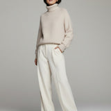 Damenpullover mit Mohairwolle