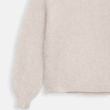 Damenpullover mit Mohairwolle