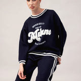 Pullover und Hose für Frauen mit Kaschmir