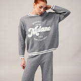 Pullover und Hose für Frauen mit Kaschmir