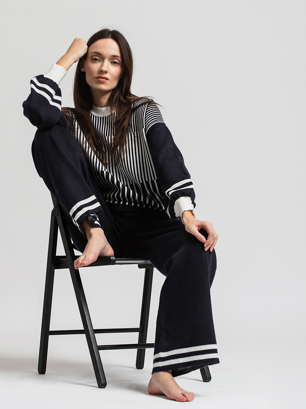 Pullover und Hose für Frauen mit Kaschmir