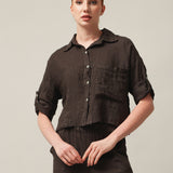 Damenhemd, Capsule Collection, 100% Leinen
