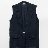 Damenweste, Capsule Collection, 100% Leinen
