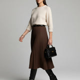 Damenpullover mit Baby-Alpakawolle