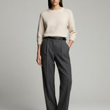 Damenpullover mit Baby-Alpakawolle