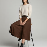 Damenpullover mit Baby-Alpakawolle