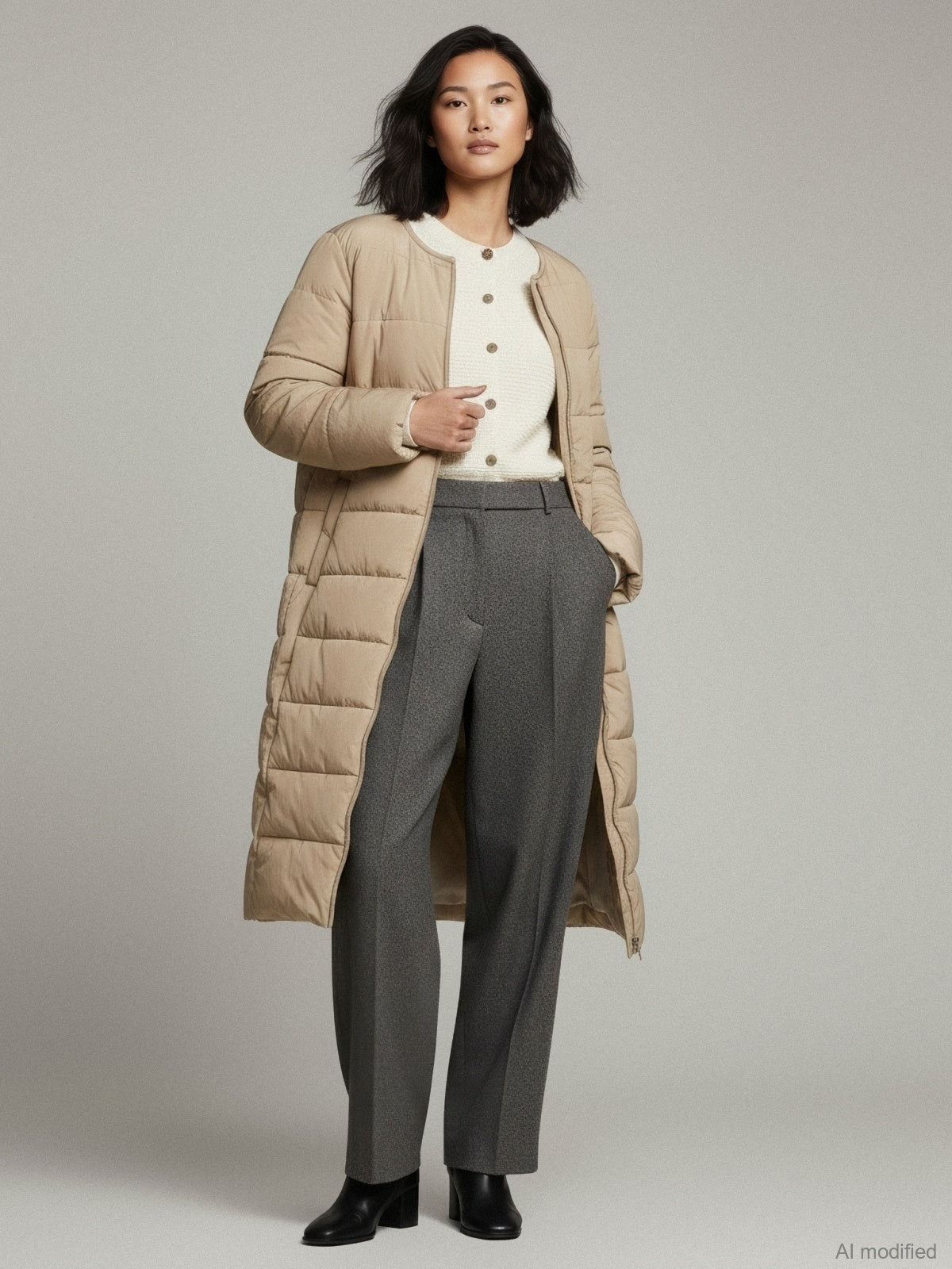 Damen Strickjacke mit Wolle