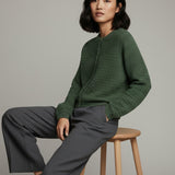 Damen Strickjacke mit Wolle