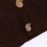 Damenstrickweste und -hose