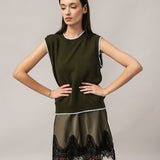 Damenweste mit Angorawolle