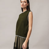 Damenweste mit Angorawolle