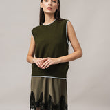 Damenweste mit Angorawolle