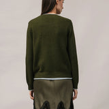 Damen Strickjacke mit Angorawolle