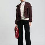 Damen Strickjacke mit Angorawolle