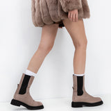 Damen-Lederstiefeletten für die Übergangszeit