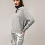 Damen-Polopullover mit Angorawolle