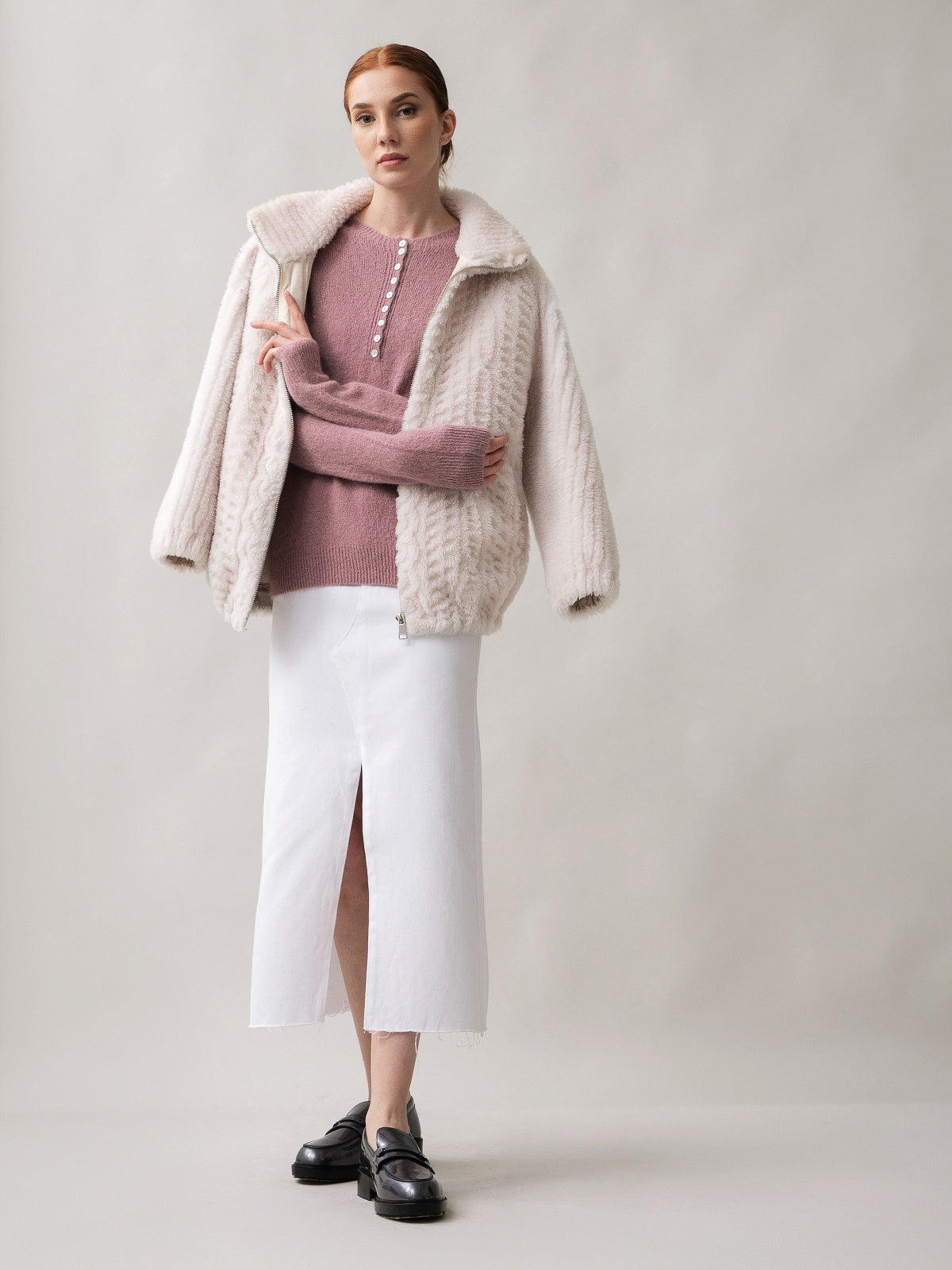 Damenpullover mit Baby Alpaka Wolle, Capsule Collection