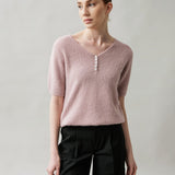 Damenpullover mit Baby Alpaka Wolle