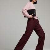 Damenpullover mit Mohairwolle