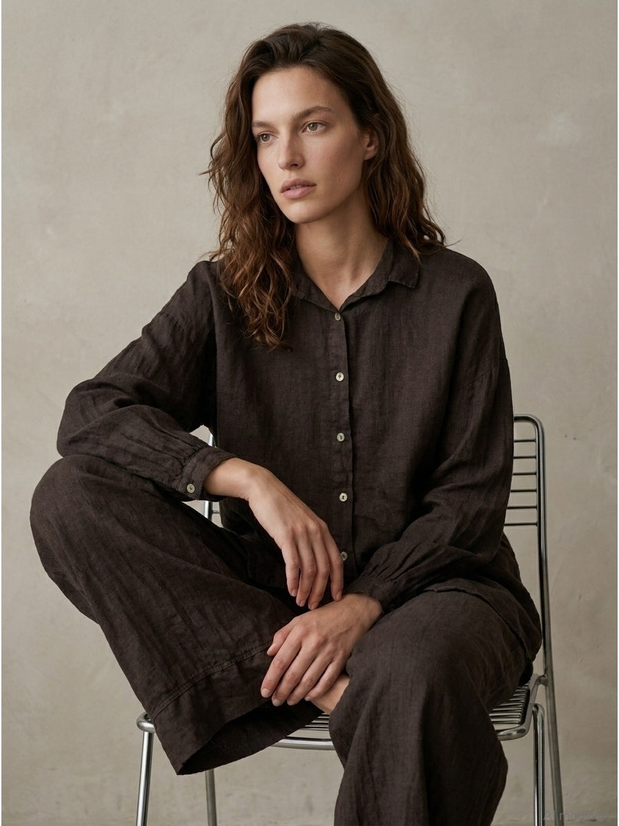 Damenhosen, Capsule Collection, 100% Leinen
