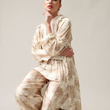 Damen-Hemdkleid mit Seide