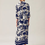 Damen-Hemdkleid mit Seide