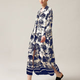 Damen-Hemdkleid mit Seide