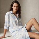 Damen-Shirtkleid mit Seide