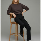 Damenpullover mit Mohairwolle