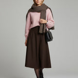 Damenpullover mit Mohairwolle