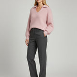 Damenpullover mit Mohairwolle