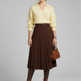 Damenpullover mit Mohairwolle