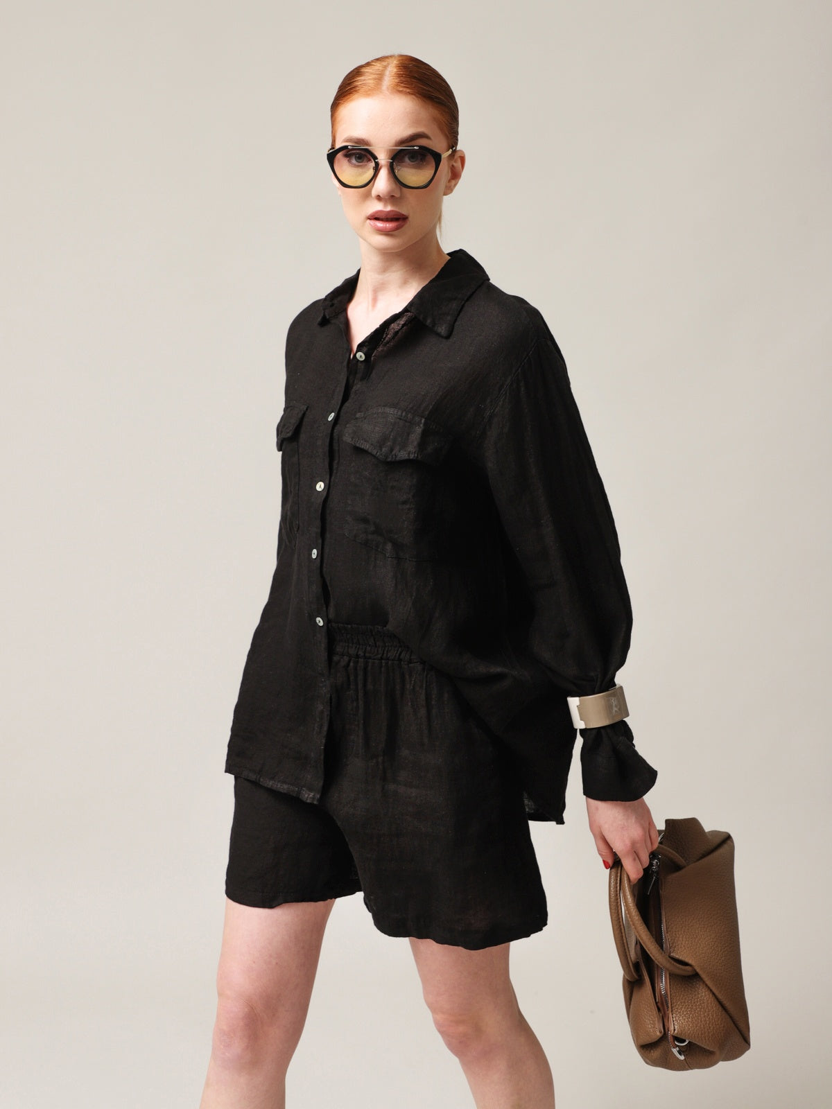 Shorts für Frauen, Capsule Collection, 100% Leinen